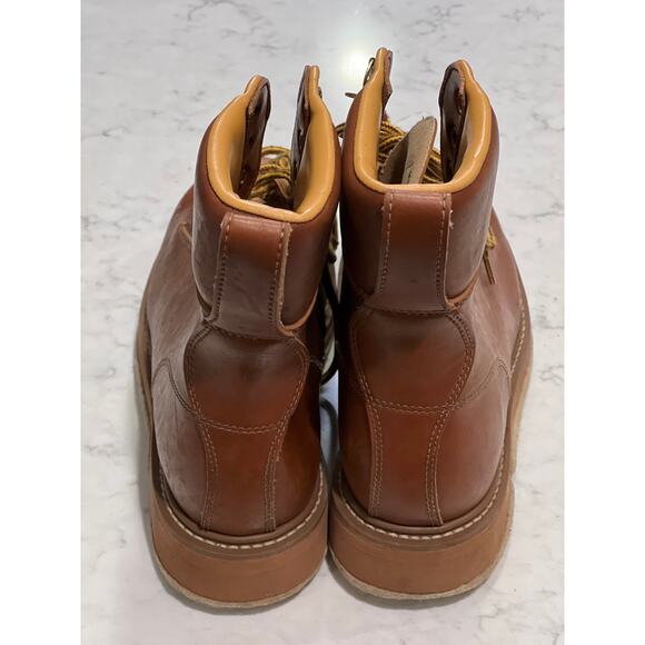 Cabela's Men's Leather Felt Bottom‎ Fishing Wading Lace Up Boots Size 11 Brown - Picture 2 of 8